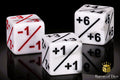 +1/ -1 Counters - Matte White - Set of 10