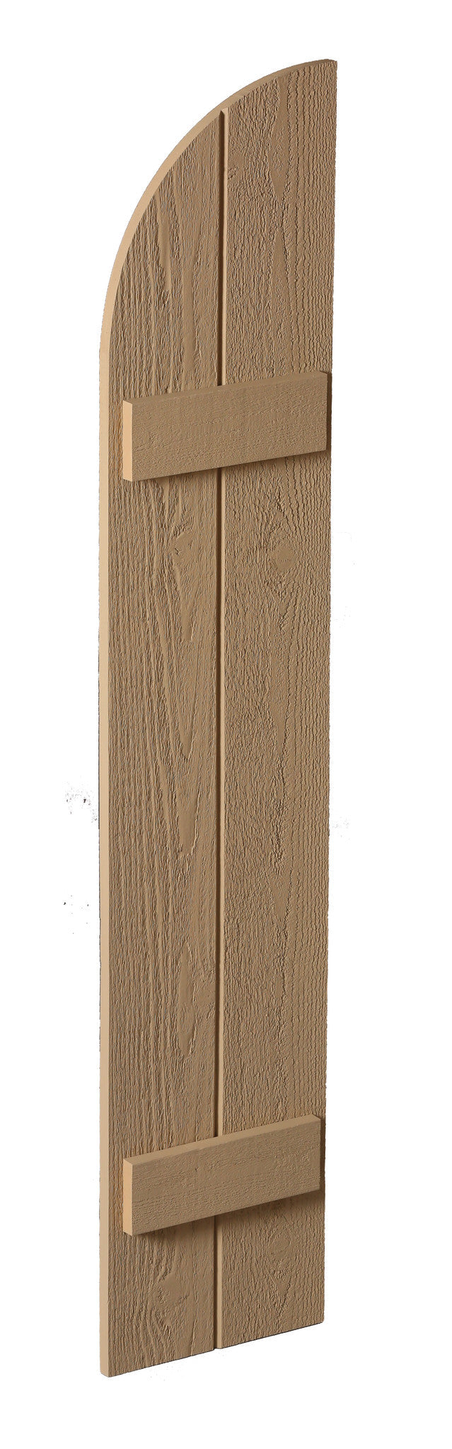 12" Board and Batten Shutter - 2 Board , Quarter Round