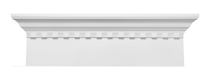 12" Classic Crosshead with Dentil Trim