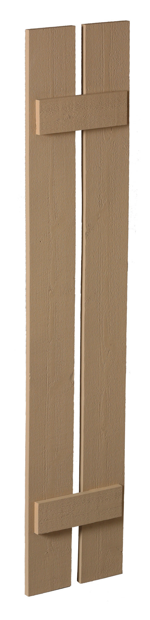 12" Plank Shutter - 2 Board , 2 Batten