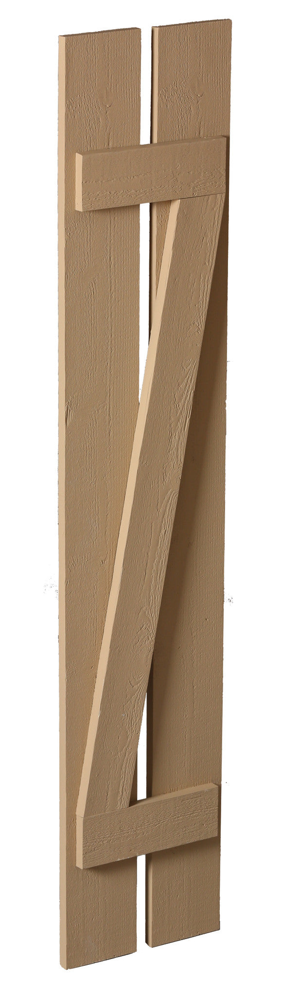 12" Plank Shutter - 2 Board , Z Batten