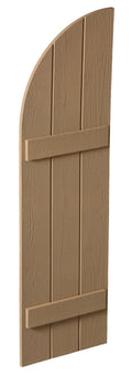 18" Board and Batten Shutter - 3 Board , Quarter Round