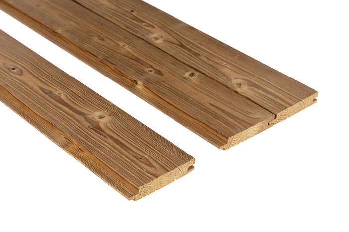 1x4 Thermo-Spruce Cladding STS4 - heat treated wall panels - Superior Saunas