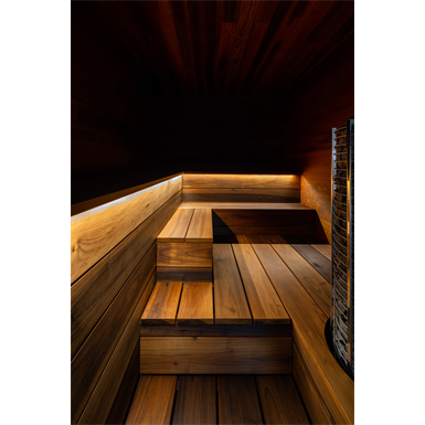 1x7 Thermo-Magnolia STS10 Sauna Wall Panels - Superior Saunas