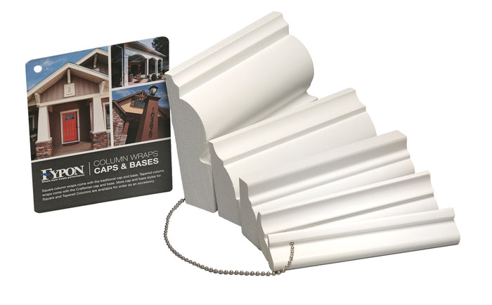 6" Long Lineals of Each Cap / Base Profile