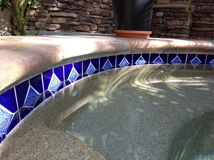 Shop Ambon 7 Deco Cobalt Blue 6x6 From Fujiwa |   Artistic Tile & Stone