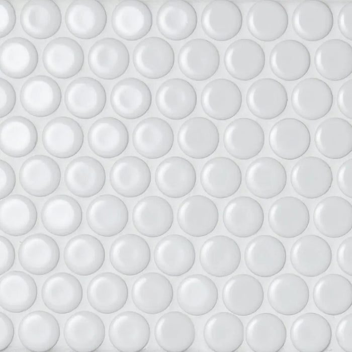 Shop Cepac Classic Rounds CR-7 Glossy White 3/4" Penny Round | Artistic Tile & Stone
