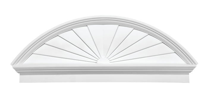 Combination Sunburst Pediment