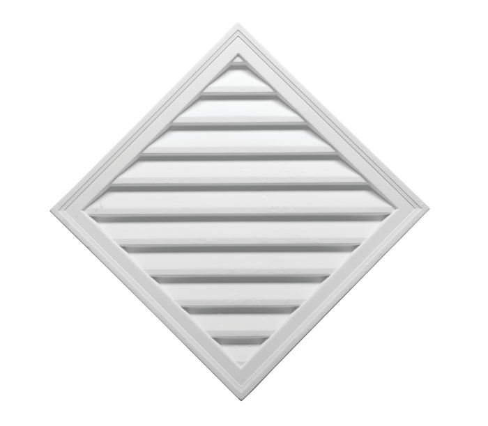 Decorative Louver Diamond - Brickmould Style