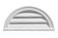 Decorative Louver Half Round - Brickmould Style