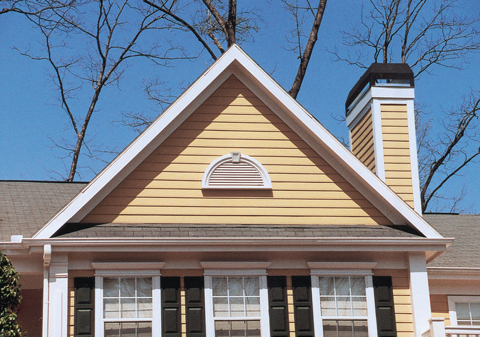 Decorative Louver Half Round - Brickmould Style
