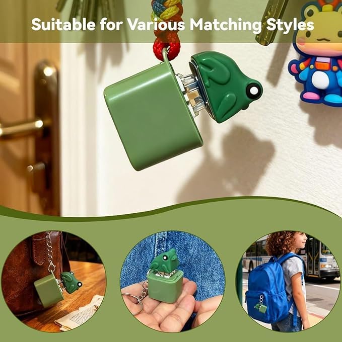 🐸 FrogGlow™ Quacking Stress Reliever Keychain
