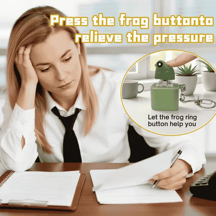 🐸 FrogGlow™ Quacking Stress Reliever Keychain