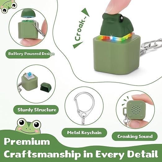 🐸 FrogGlow™ Quacking Stress Reliever Keychain