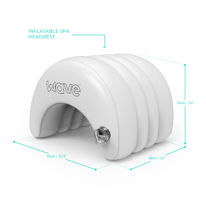 Head Rest Pillow | White Head Rests Wave Spas