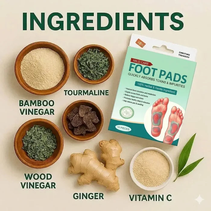 Herbal Foot Pads | Gentle Night Care Pads for Daily Foot Comfort (BUY 1 GET 3 FREE))