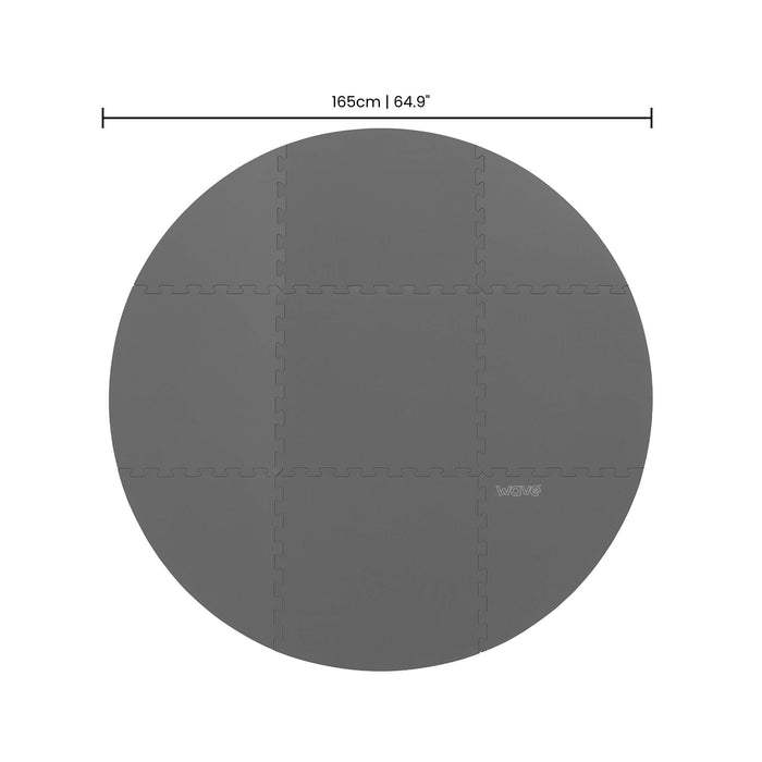 Insulating Floor Foam Mat | Round | 9 Pieces Mats Wave Spas