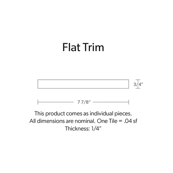 Island Stone Glass Impressions Horizon Flat Bar