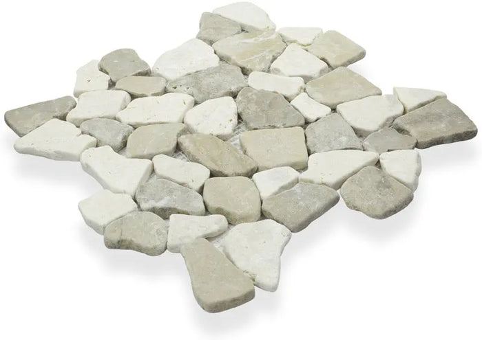 Shop Island Stone Random Beige & Tan Marble Mix 12x12 | Artistic Tile & Stone