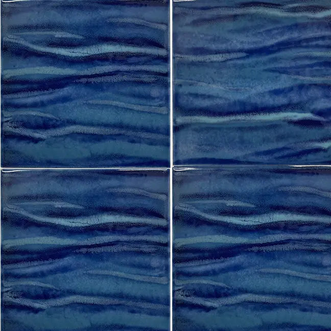Shop Kawa Aqua Blue 53 6x6 |   Artistic Tile & Stone