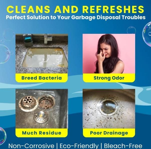 LemonBlast Yellow Bubble Tablets – Odor Eliminator + Blockage Remover ( BUY 1 GET 1 )