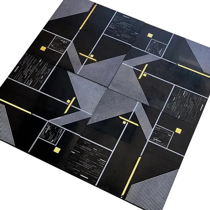 Shop Mir Skalini Rockefeller Black Nouveau |   Artistic Tile & Stone