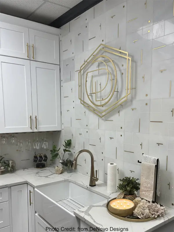 Shop Mir Skalini Rockefeller White Nouveau |   Artistic Tile & Stone