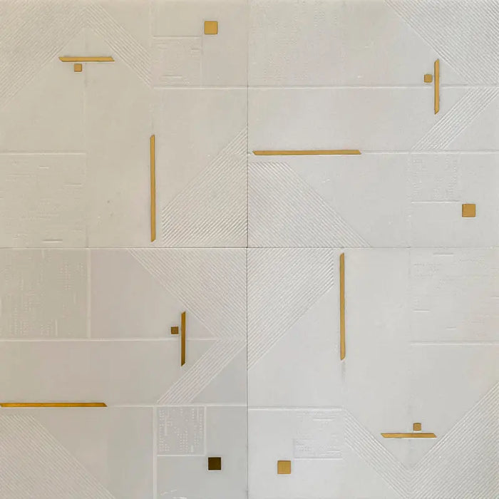 Shop Mir Skalini Rockefeller White Nouveau |   Artistic Tile & Stone