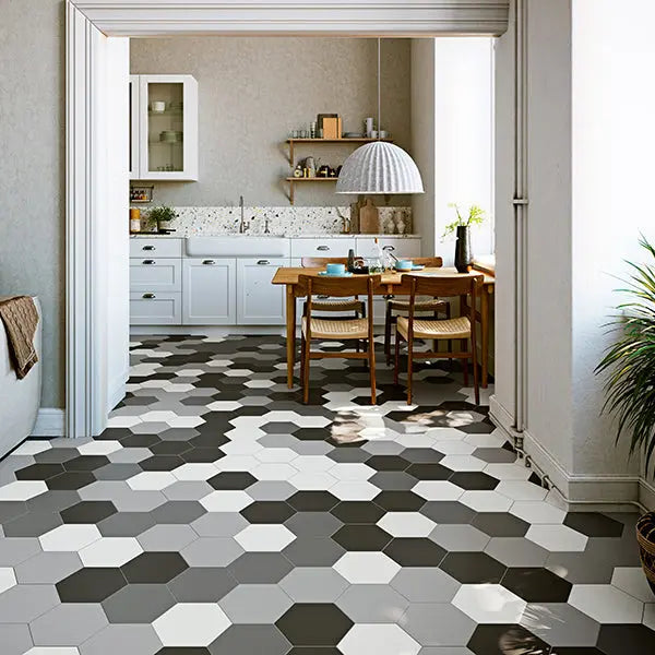 Shop Mir Terra Silver Hex |   Artistic Tile & Stone