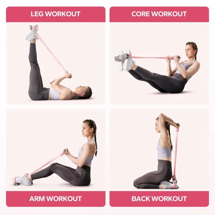 Multifunction Pedal Resistance Band (PINK)