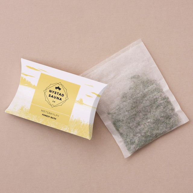 Nystad Forest Bath Sachet, Birch & Meadowsweet, 1pk - Superior Saunas