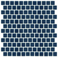 Pebby 1x1 Navy blue