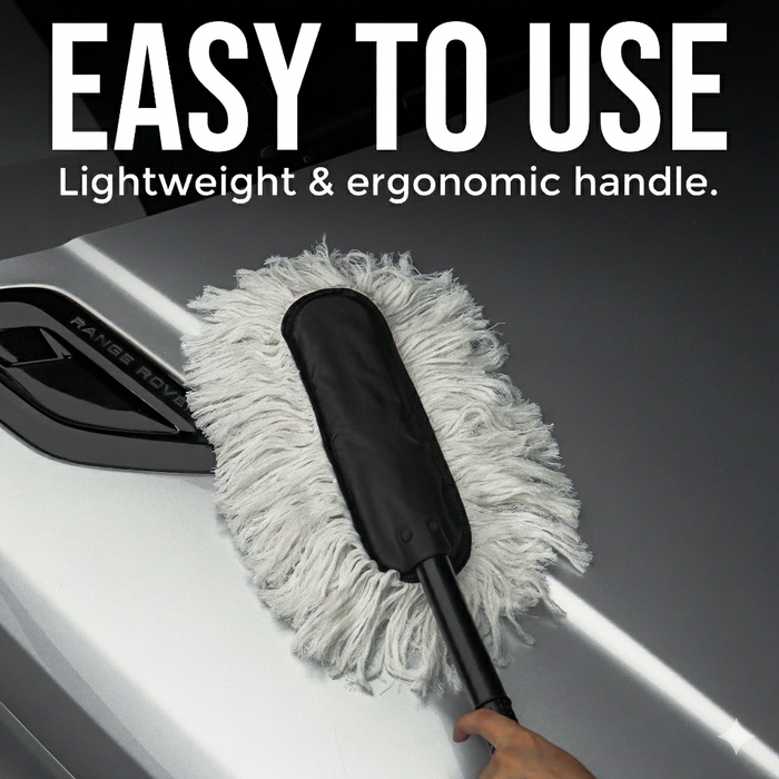 Removable Telescopic Car Wax Drag Nano Fiber Car Duster/Wash Brush Exterior Interior Cleaning Kit