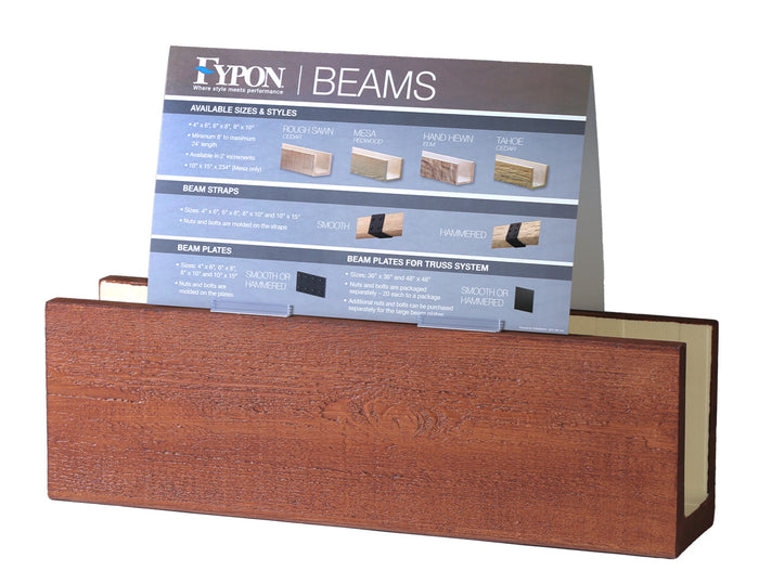 Rough Sawn Beam & Shutter Kit (Cedar and Coffee Bean Stains)