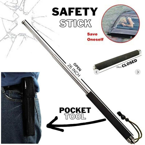 Self Defence Tactical Rod (Heavy Metal and Extendable)