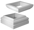 Square Cap and Base Tuscan