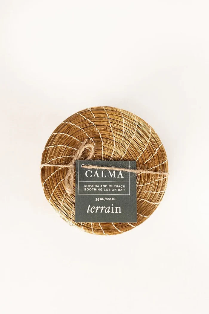 TERRAIN - C A L M A . Soothing Lotion Bar with Copaiba and Cupuacu - Superior Saunas