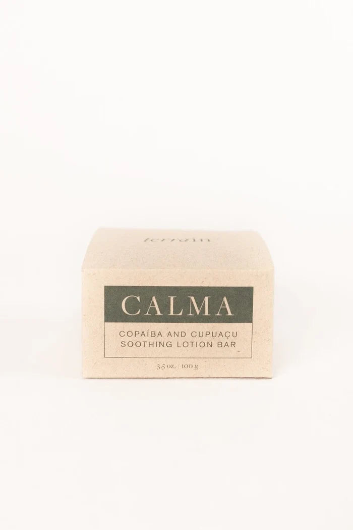 TERRAIN - C A L M A . Soothing Lotion Bar with Copaiba and Cupuacu - Superior Saunas