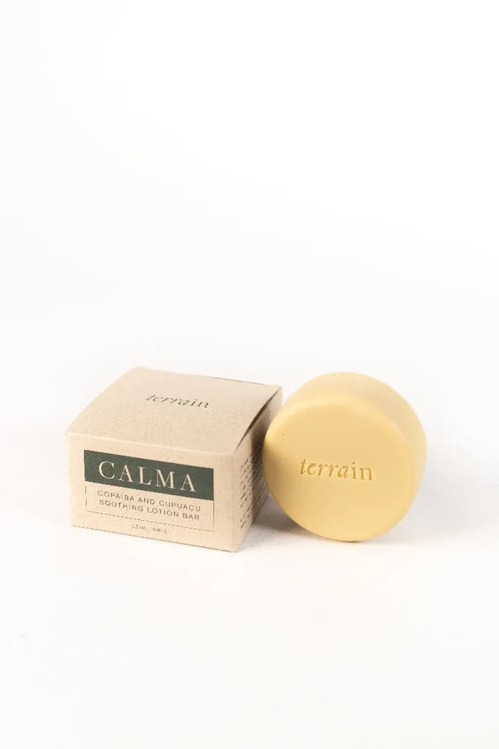 TERRAIN - C A L M A . Soothing Lotion Bar with Copaiba and Cupuacu - Superior Saunas